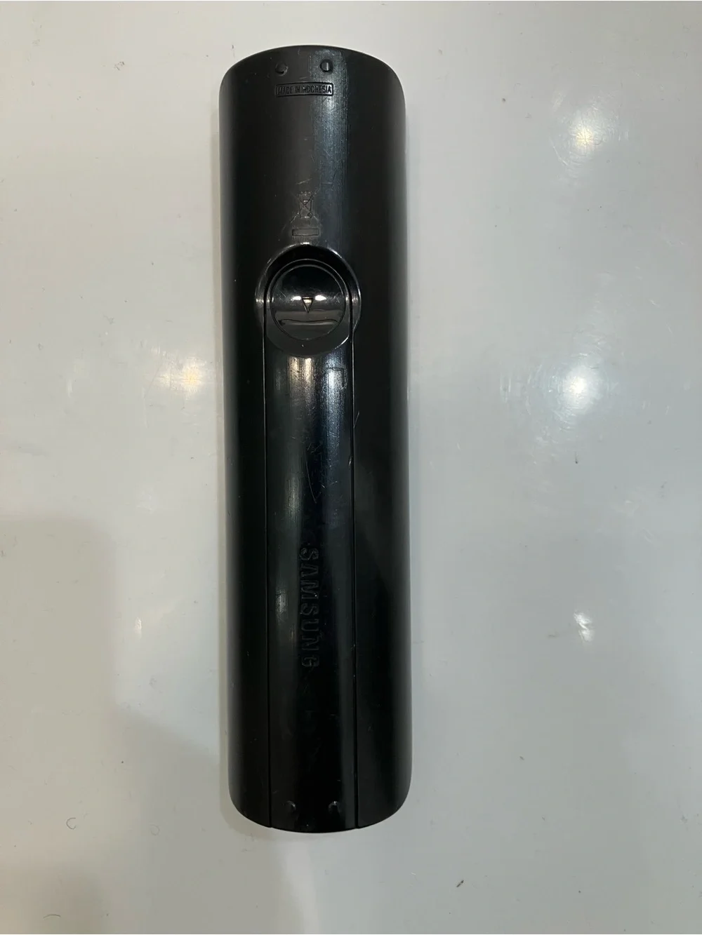 Samsung Black Remote with Red Power Button and Multicolor Function Keys